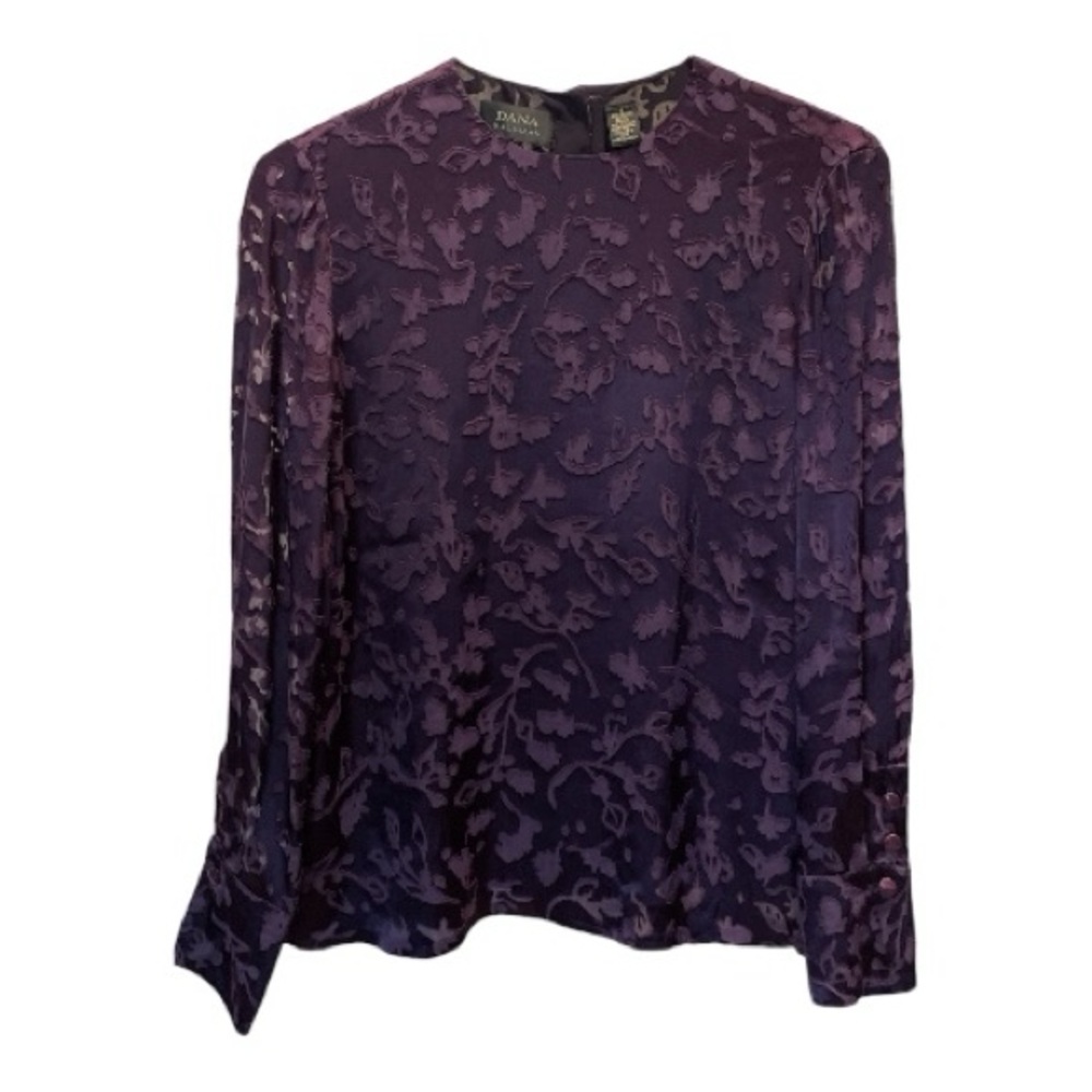 Dana Buchman Deep Purple Blouse